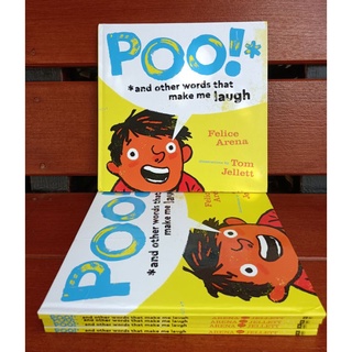 หนังสือภาพปกแข็ง Picture book 📚 Poo! and the other words that make me laugh