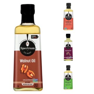 Spectrum Walnut Oil Refined 473ml.grape seed, almond, avocado oil สเปกตรัม น้ำมันวอลนัทธรรมชาติ 473 มล