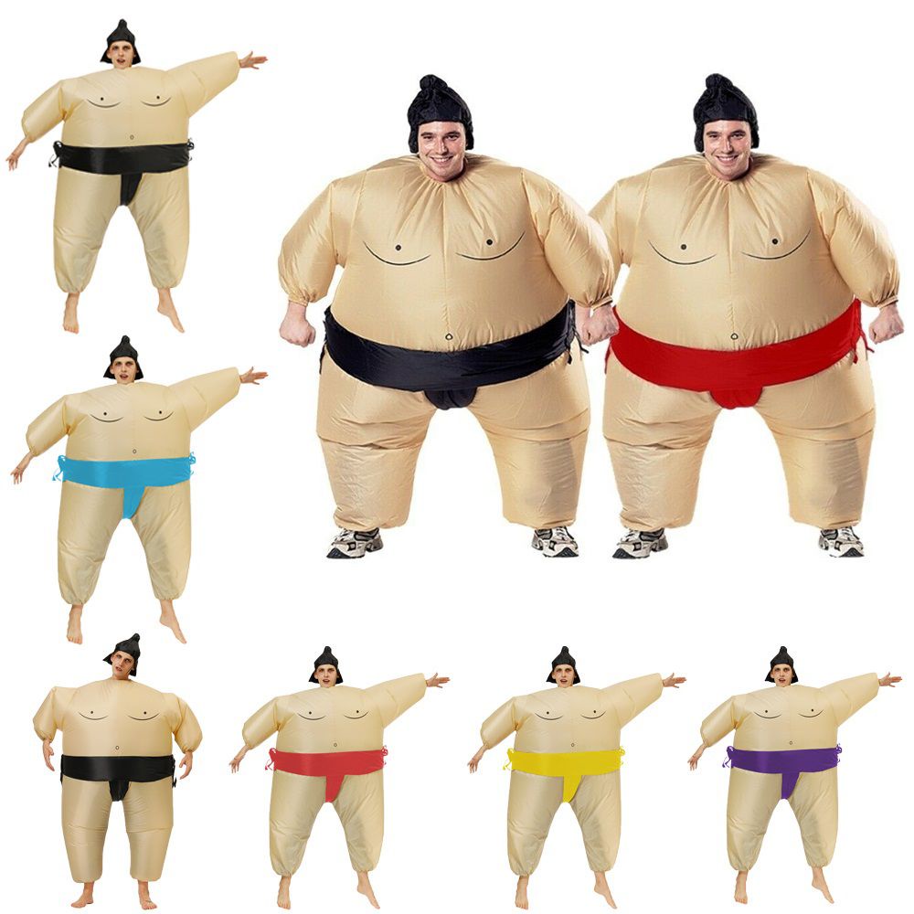 เครื่องแต่งกายคอสเพลย์ ชุดนักมวยปล้ํา Sumo แบบเป่าลม สําหรับเด็กผู้ชาย ...