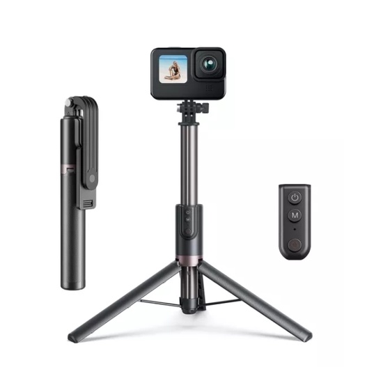 telesin-1-3m-selfie-stick-ขาตั้งกล้อง1-3m-รีโมทคอนโทรลไร้สาย-bluetooth-สำหรับ-goproและมือถือ