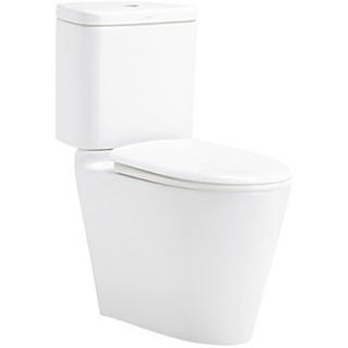 Sanitary ware 2-PIECE TOILET COTTO C17027NEW 3/4.5L WHITE sanitary ware toilet สุขภัณฑ์นั่งราบ สุขภัณฑ์ 2 ชิ้น COTTO C17
