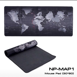 แผ่นรองเมาส์ MOUSE PAD ที่วางเมาส์ ที่รองมือ ที่รองคีย์บอร์ด ผ้าปูโต๊ะคอม ผ้ารองโต๊ะคอม กว้าง30 cm ยาว80 cm สีดำ