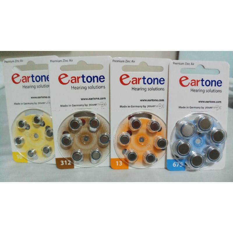 ถ่านเครื่องช่วยฟังของแท้ eartone (มีสินค้าพร้อมส่ง) | Shopee Thailand