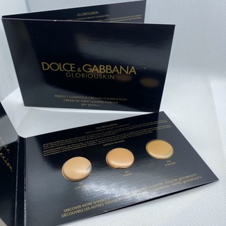 Beauty-Siam แท้ทั้งร้าน !! TESTER รองพื้น DOLCE&amp;GABBANA GLORIOUSKIN 3 สี