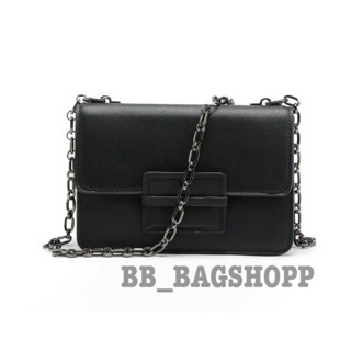 MANGO CHAIN BAG (น้ำตาลpython) (Outlet)