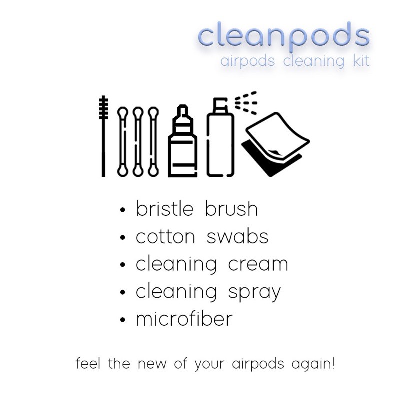 ภาพหน้าปกสินค้าcleanpods ชุดทำความสะอาด airpods *พร้อมส่งจากไทย* สะอาดที่สุดในShopeeแล้ว จากร้าน cleanworksx บน Shopee
