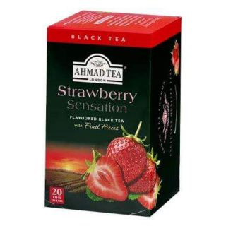 ภาพหน้าปกสินค้าAHMAD TEA Strawberry Sensation ชาอาหมัด สตรอเบอร์รี่ 20 ซอง ที่เกี่ยวข้อง
