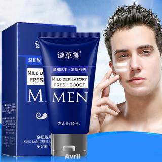 60ml Men Body Hair Removal Cream Hand Leg Loss Depilatory Nature New