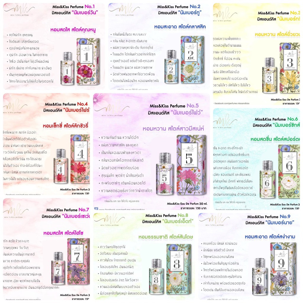 Miss&Kiss Perfume น้ำหอมมิสแอนด์คิส กลิ่นใหม่ | Shopee Thailand