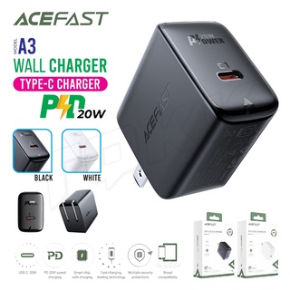 ACEFAST รุ่น A3 หัวชาร์จ ปลั๊กชาร์จ อะแดปเตอร์ 1ช่องไทป์ซี ชาร์จเร็ว PD3.0 20W Fast Charge Wall Charger