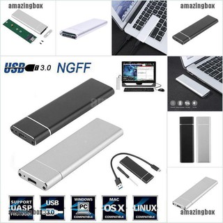 [amazingbox] เคสฮาร์ดดิสก์ไดรฟ์ M.2 NGFF SSD USB Type-C USB 3.0 NVME PCIE HDD