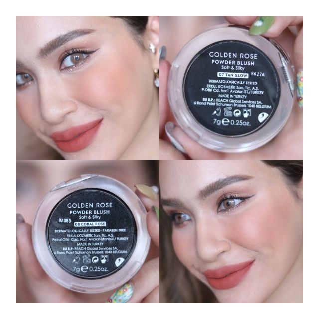 golden-rose-powder-blush-7g-made-in-turkey-ตุรกี