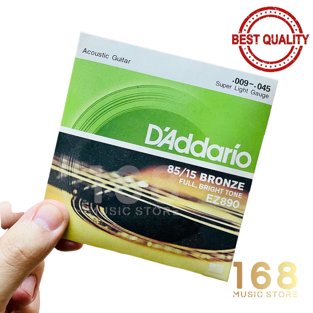 ครบชุด-d-addario-รุ่น-ez890-สายกีต้าร์โปร่ง-เบอร์-9-แดดดาริโอ้-รุ่น-ez-890-สายกีต้าร์โปร่ง-และ-สายกีต้าร์โปร่งไฟฟ้า