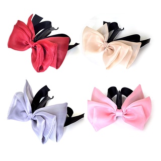 กิ๊บกล้วยเกาหลี Classic Organdy งานแฮนด์เมด โบว์ติดผม BunnyBow เกรดพรีเมียม ส่งสินค้าทุกวันค่ะ