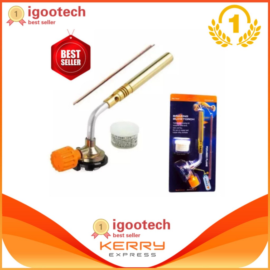 igootech KOVEA Brazing Gas Torch KT2104 หัวเชื่อมทองเหลือง เชื่อมท่อแอร์ เชื่อมท่อทอแดง สำหรับ