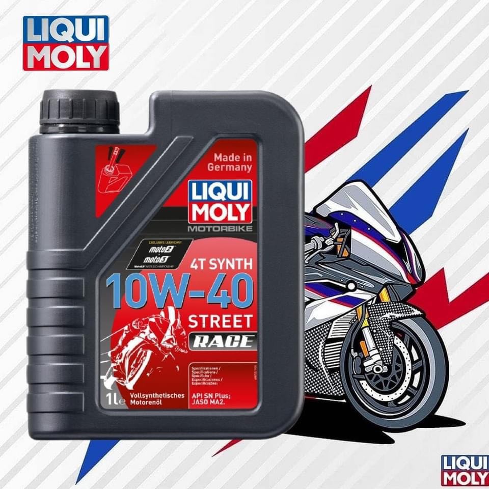 LIQUI MOLY MOTORBIKE 4T 10W-40 STREET RACE | Shopee Thailand