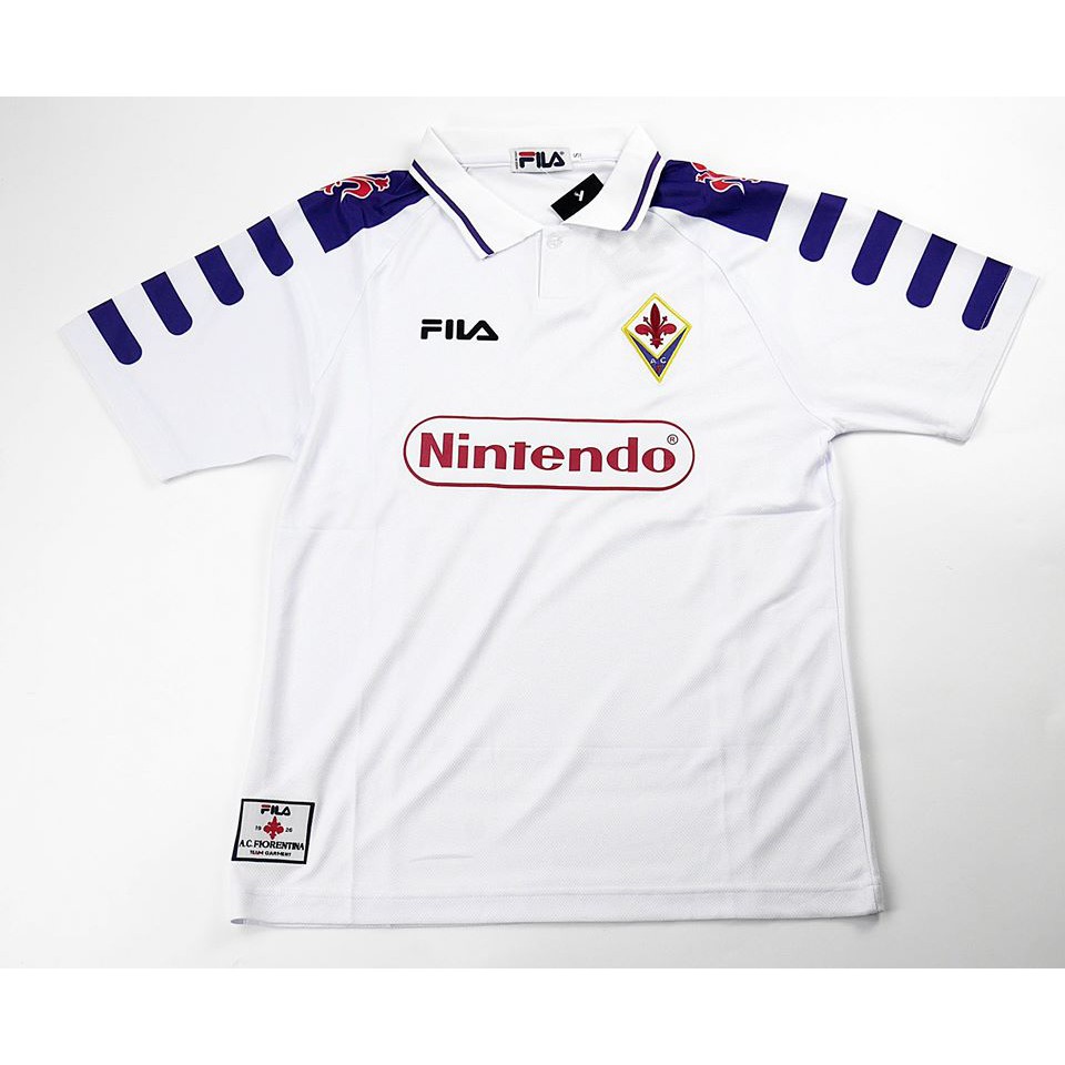 เสื้อทีม Fiorentina Away 19981999 Nintendo Shopee Thailand