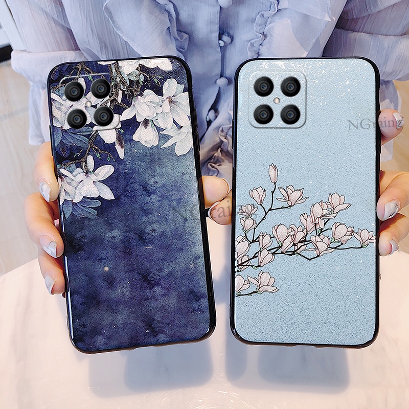 เคสโทรศัพท์มือถือ-ลายดอกไม้-แมกโนเลีย-เรียบง่าย-สําหรับ-honor-x6-x7-x8-x9-5g-x6-x7-x8-x9-5g