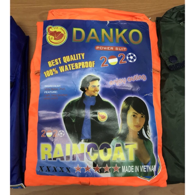ภาพหน้าปกสินค้าเสื้อกันฝน ชุดกันฝน(DANKO) ตราช้าง เสื้อ+กางเกง (แพค 1 ชุด)