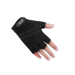 (ลด 15% โค้ด LPTSEP) ถุงมือมอเตอร์ไซค์ ถุงมือหนัง ถุงมือครึ่งนิ้ว ถุงมือขับรถมอเตอร์ไซค์