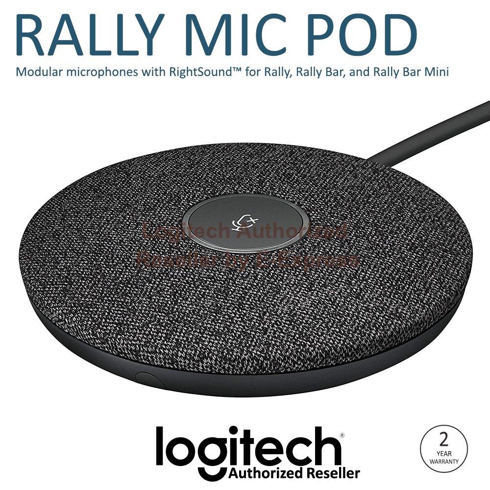 Logitech Rally Mic Pod ของแท้ ประกันศูนย์ 2ปี | Shopee Thailand