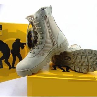 ภาพขนาดย่อของภาพหน้าปกสินค้าTactical Boots SWAT รองเท้าบู๊ท รองเท้าทหารคอมเเบท จากร้าน minicraft01 บน Shopee