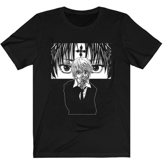 [100% Cotton] เสื้อยืด ผ้าฝ้าย พิมพ์ลายอนิเมะ Hunter x Hunter HxH Kurapika สําหรับผู้ชาย