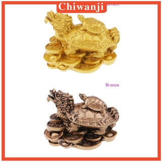 ภาพขนาดย่อของภาพหน้าปกสินค้า( Chiwanji ) รูปปั้นเรซิ่นรูปปั้นเต่ามังกร จากร้าน chiwanji.th บน Shopee