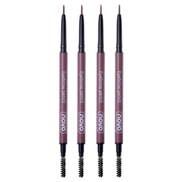 ภาพหน้าปกสินค้า5286 (ใหม่/ของแท้) novo molandi's flexible eyebrow pencil ดินสอเขียนคิ้ว 1.5mm