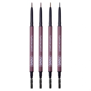 ภาพขนาดย่อของสินค้า5286 (ใหม่/ของแท้) novo molandi's flexible eyebrow pencil ดินสอเขียนคิ้ว 1.5mm