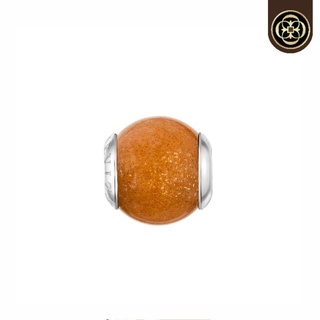 Cheevitwufu Sunstone Stone Charm 12-13 mm ชาร์มหินซันสโตนแท้ ขนาด 12-13 มิล