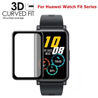 สินค้า ฟิล์มกันรอยหน้าจอ แบบนิ่ม 3D HD สําหรับ Huawei Watch Fit Fit 2 Fit Mini Fit New Honor Watch ES