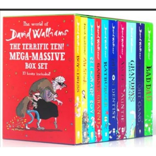 ฉบับภาษาอังกฤษต้นฉบับของ David Walliams10 เรื่อง英文原版David Walliams大卫威廉姆斯10册故事书The original English books David Walliams