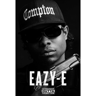 โปสเตอร์ Eazy E  Poster Eazy E วอลเปเปอร์ ตกแต่งผนัง วงดนตรี  Hiphop ฮิปฮอป rapper โปสเตอร์ฮิปฮอป