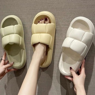 fashionproductsรองเท้าแตะใส่ในบ้าน รองเท้าเพื่อสุขภาพ ยางEVA ลายกลีบดอกไม้ พื้นหนา3cm (NO.6608)