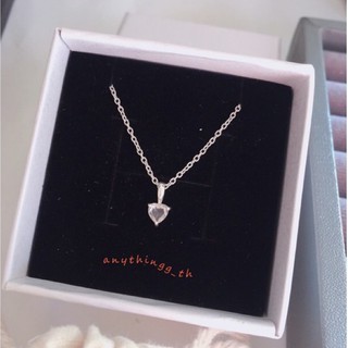 anythingg_th|♡︎สร้อยคอเงินแท้925 พลอยเป็นไวท์โทแพซ(White Topaz) บลูโทแพซ(Blue Topaz)ดีไซน์น่ารักมากกกก💗💗