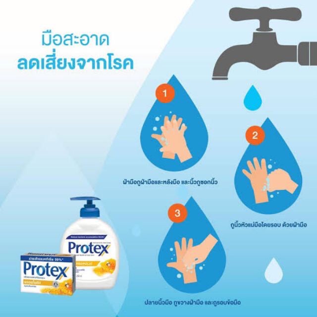 สบู่เหลวล้างมือโพรเทคส์-protex-ปริมาณสุทธิ-250-มล