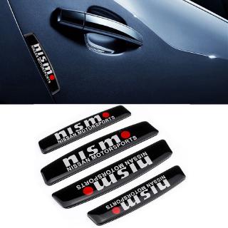 Modified Nismo Car Door Side Anti Scratch Cover-up Stickers 3D  Rearview Mirror Anti-collision Adhesive Stickers Protective Film for Nissan X-Trail Xterra Juke Note