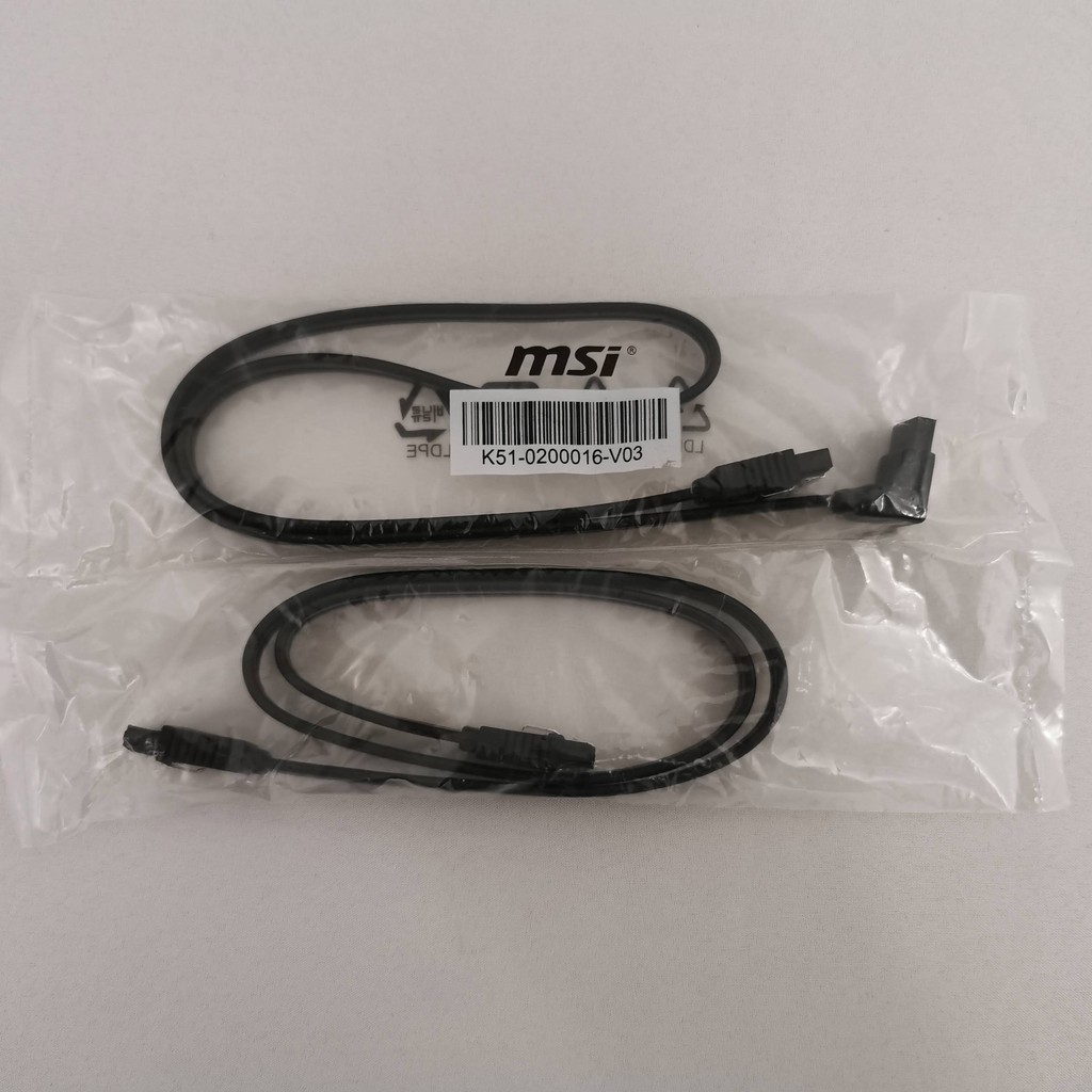 รูปภาพของสาย SATA 3 Cable ของ MSI แท้คุณภาพดี (พร้อมส่งใน 1วัน)ลองเช็คราคา