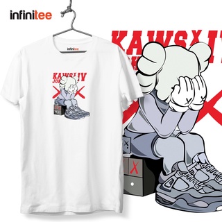 ไม่มีที่สิ้นสุด Kaws Air Jordan 1 Shirt in White Graphic  เสื้อยืด  สำหรับผู้ชาย Trendy Women Unisex T shirt  MNL