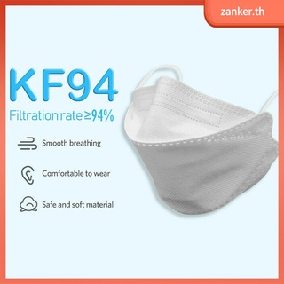 ภาพหน้าปกสินค้าพร้อมส่ง!! [ถูกที่สุด!!] KF94 Mask หน้ากากอนามัย KF94 กรอง 4 ชั้น ทรง 3D Zanker ที่เกี่ยวข้อง