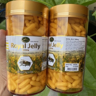 นมผึ้ง พร้อมส่งNatures King Royal Jelly Original 365 Capsules