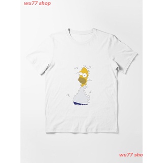 New Homer In The Bushes T-Shirt ผู้หญิง ดพิมพ์ลาย ดผ้าเด้ง คอกลม cotton แฟชั่น sale Unisex