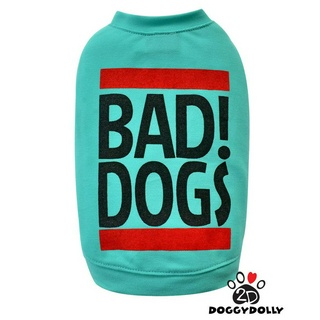 Bigdog -Doggydolly  แฟชั่นหมาใหญ่ เสื้อยืด T-shirt คอกลม แขนกุด ขนาดไซส์  11-45 โล BD-T756