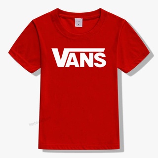 เสื้อยืดVANS เสื้อยืดแฟชั่น เสื้อคอกลม สวมใส่ได้ทั้งหญิงและชาย ผ้าคอตตอลหนานุ่ม 100% สวมใส่ได้ทั้งผู้หญิงและชาย