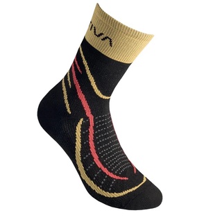 LA SPORTIVA - SKY SOCKS - BLACK/YELLOW - ถุงเท้าวิ่ง ถุงเท้าวิ่งเทรล