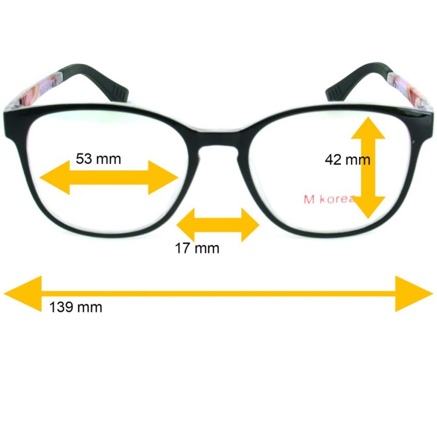 fashion-m-korea-แว่นสายตา-รุ่น-5550-สีดำตัดชมพูอ่อน-กรองแสงคอม-กรองแสงมือถือ