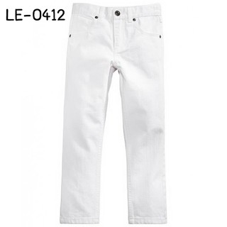 ภาพหน้าปกสินค้า[พร้อมส่ง] กางเกงยีนส์เด็กสีขาวออฟไวท์ ขากระบอกเล็ก LE0412 ที่เกี่ยวข้อง