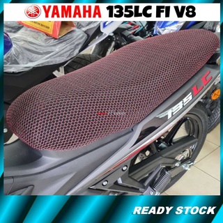 ผ้าคลุมเบาะรถยนต์ พร้อมสายคล้อง สําหรับ YAMAHA 135LC V1-V7 135LC Fi V8 Year 2022