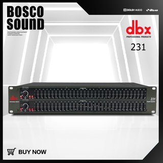 สินค้า DBX 231 231sub อีคิวปรับเสียง ด้วยเอาต์พุตซับวูฟเฟอร์ eq ปรับแต่งเสียง อีคิว dbx แท้ มีตัวกรองความถี่สูงผ่านและตัวกรอ